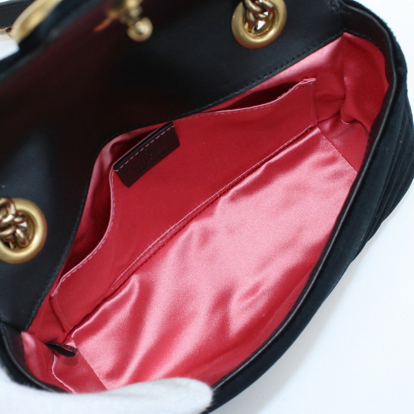 Luxury Gucci Trending 2025 Gg Marmont  Velvet Shoulder Bag ()