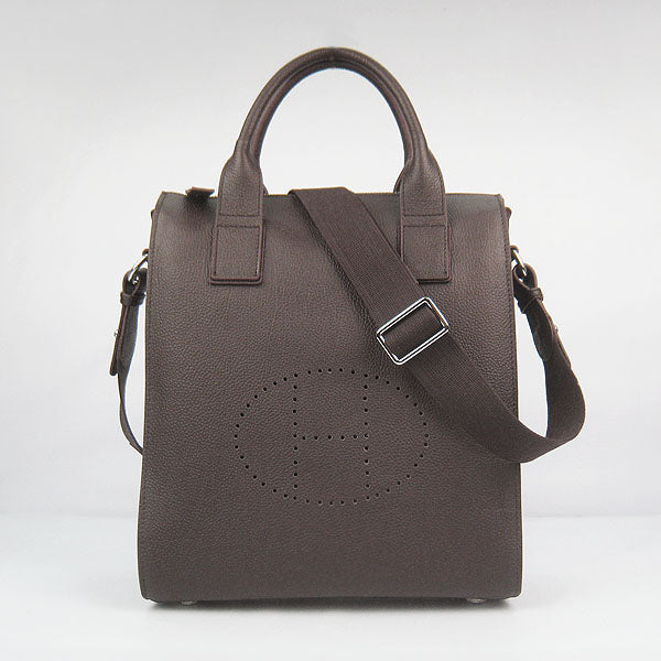 Luxury Hermes Toolbox 8076 Mens Totes Cow Leather