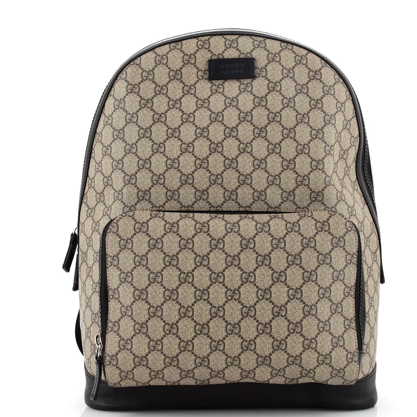 Luxury Gucci Trending 2025 Zip Pocket Backpack GG Coated Canvas Medium