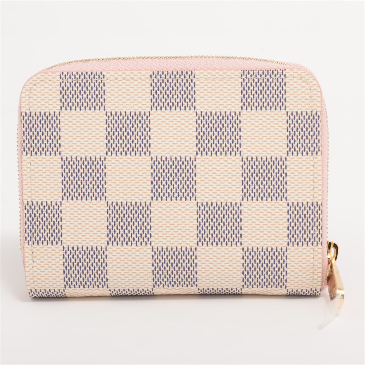 Louis Vuitton Damierazur Zippyr Coin Impact N60229 Rose Valerie Coin Case  Reaction