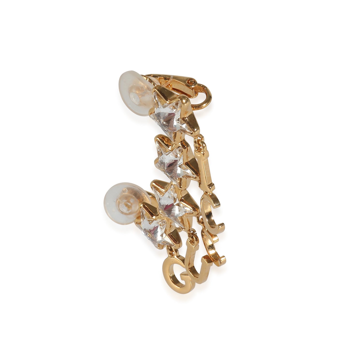 Luxury Gucci Trending 2025 Logo Ear Cuff Yellow Gold Plated, Single Earring