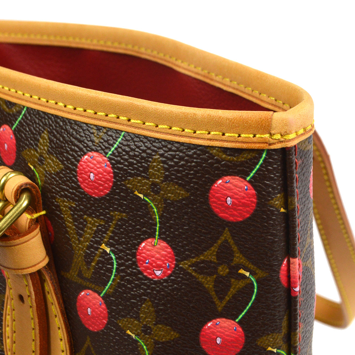 Louis Vuitton 2005 Bucket PM Monogram Cherry M95012