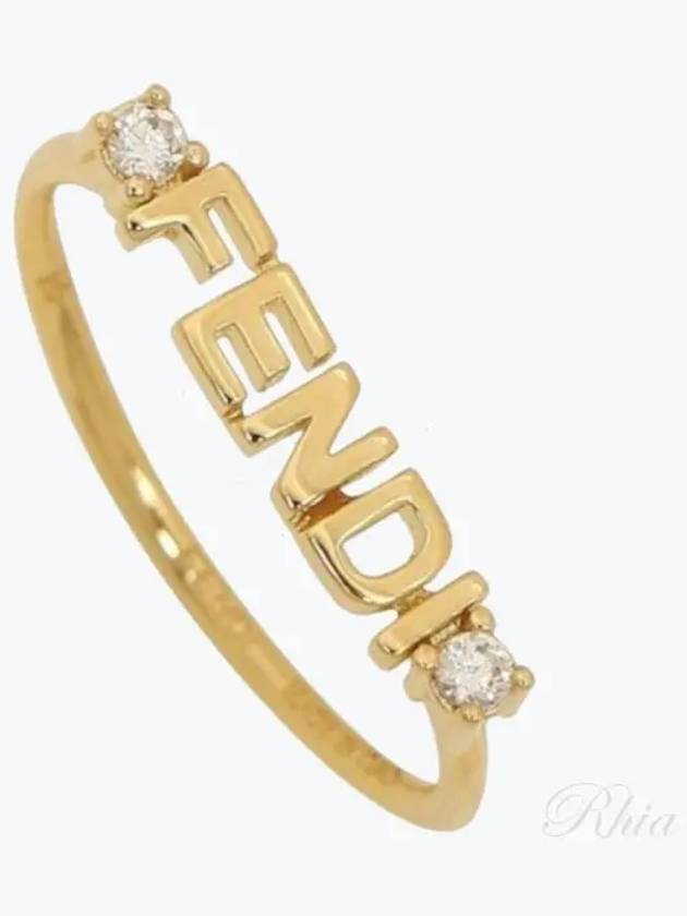 Luxury FendiSignature Ring Gold