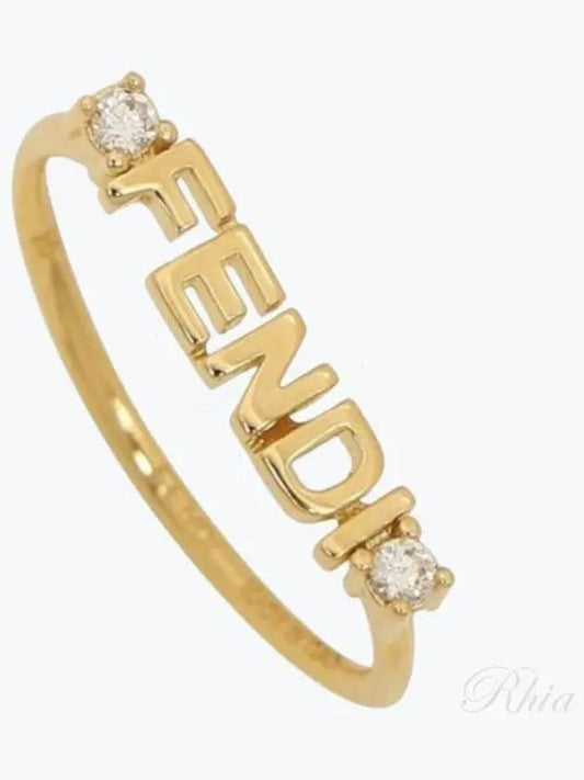 Luxury FendiSignature Ring Gold