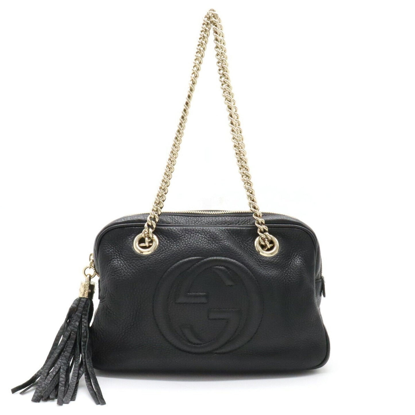Luxury Gucci Trending 2025 Soho  Leather Shopper Bag ()