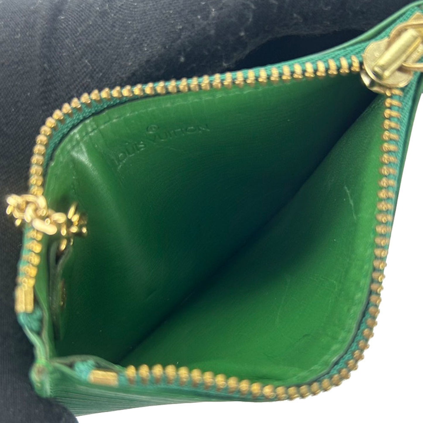 Louis Vuitton Pochette Clés  Leather Wallet  ()