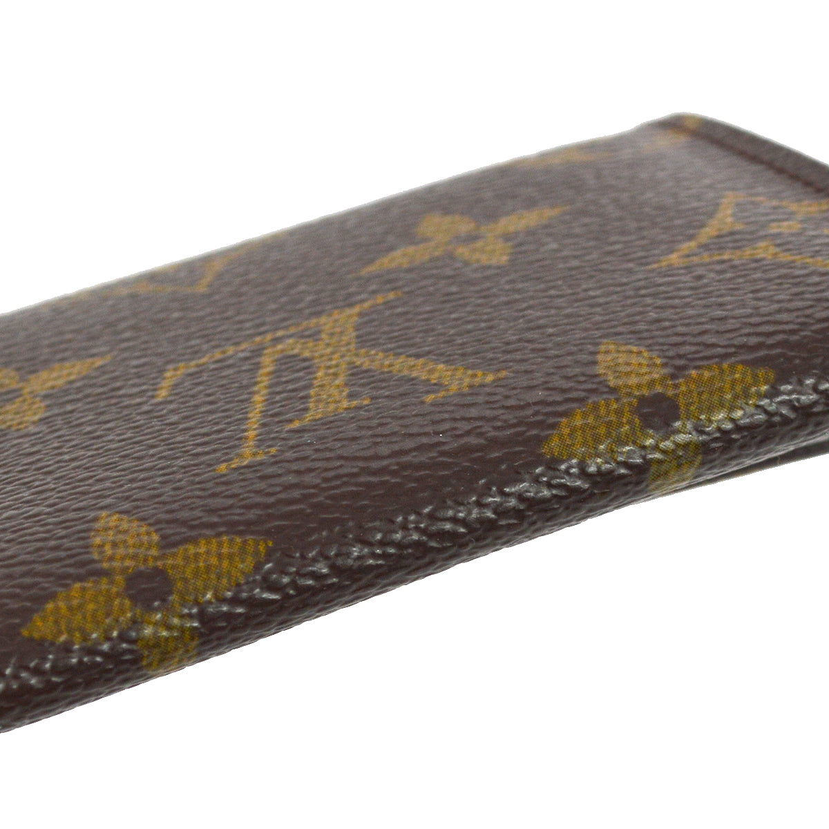 Louis Vuitton Monogram Porte Monnaie Plat Coin Case Wallet M61930