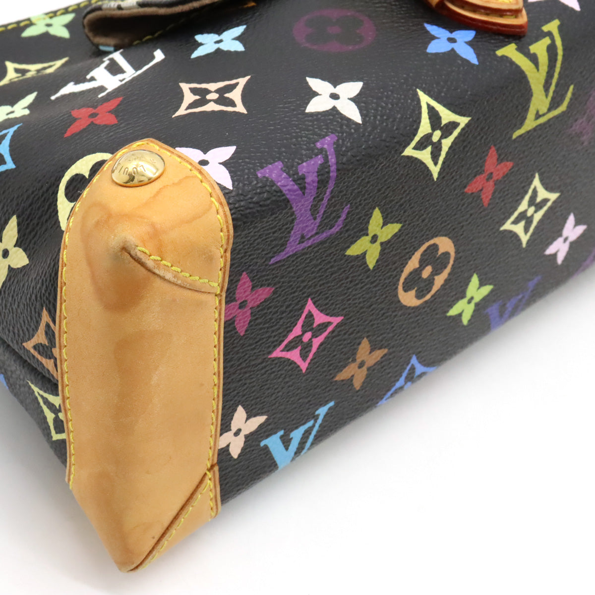 Louis Vuitton Monogram Multicolor Eliza Shoulder Bag Black Black M40099