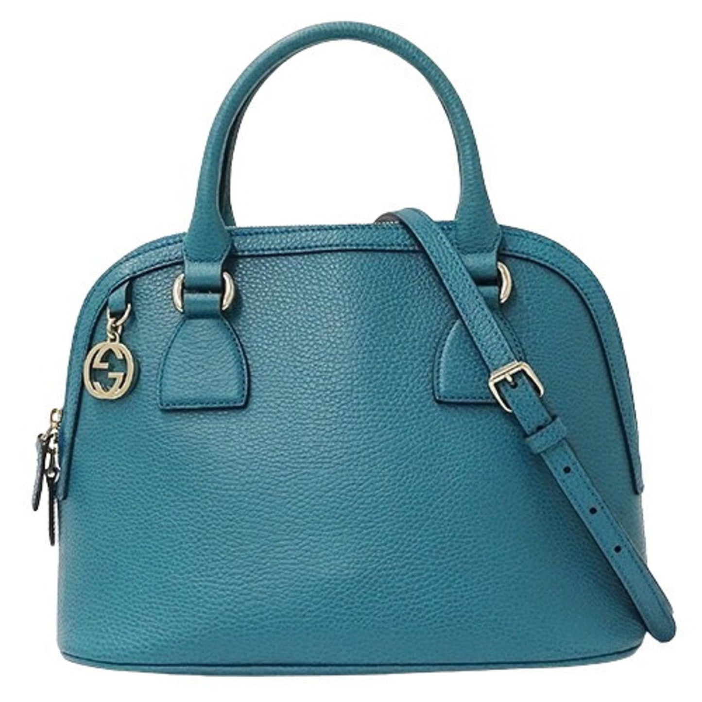 Gucci Gg Charm  Leather Handbag ()