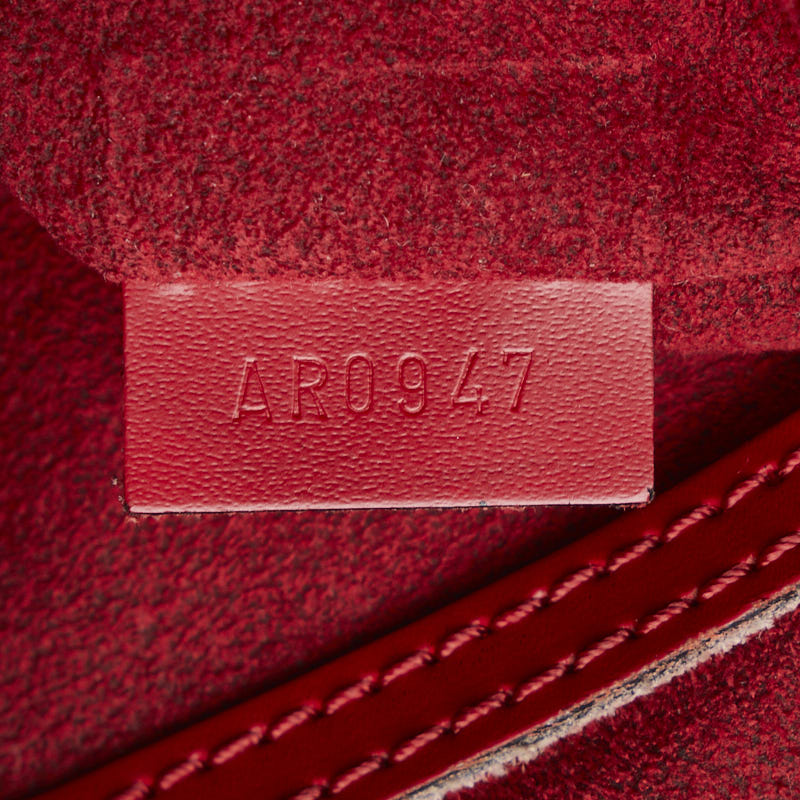 Louis Vuitton Red Epi Alma Handbag M52147