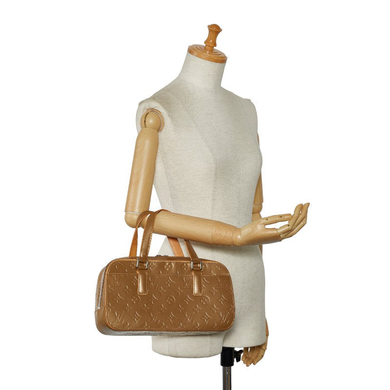 Louis Vuitton Monogram Matt Shelton Handbag M55177 Ambre Gold Leather  Louis Vuitton