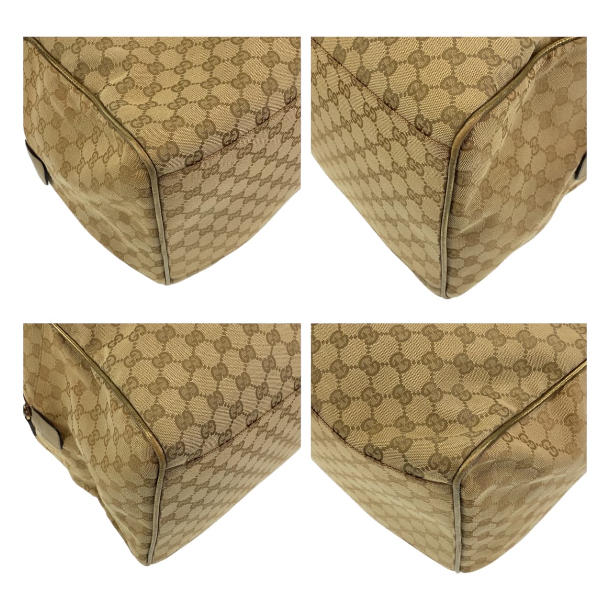 Luxury Gucci Trending 2025 GG Canvas Beige Multicolor Boston Bag