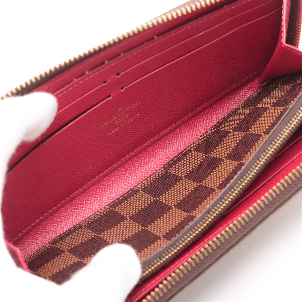 Louis Vuitton Damier Portfolio Claimance N60534 Triple Round  Wallet