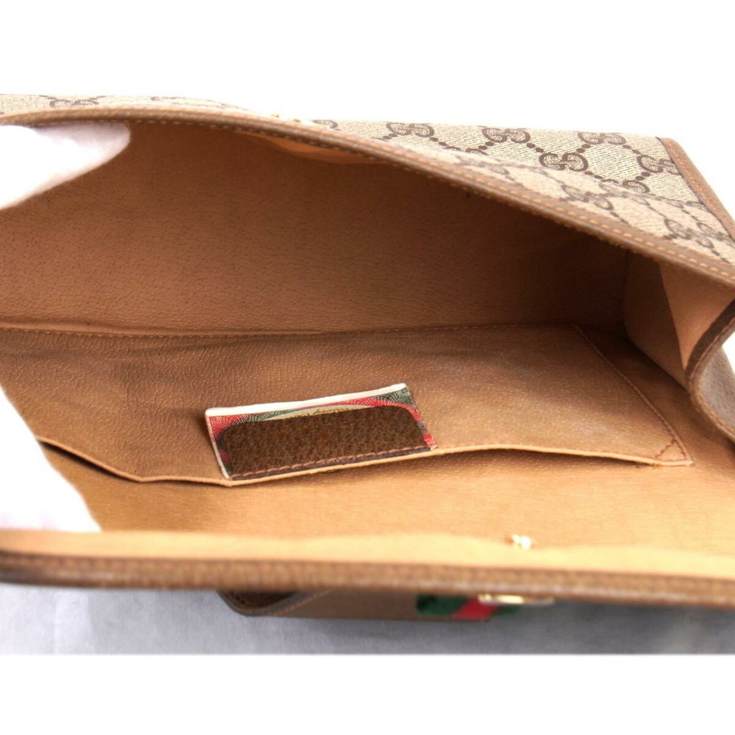 Gucci Sherry  Leather Clutch Bag ()