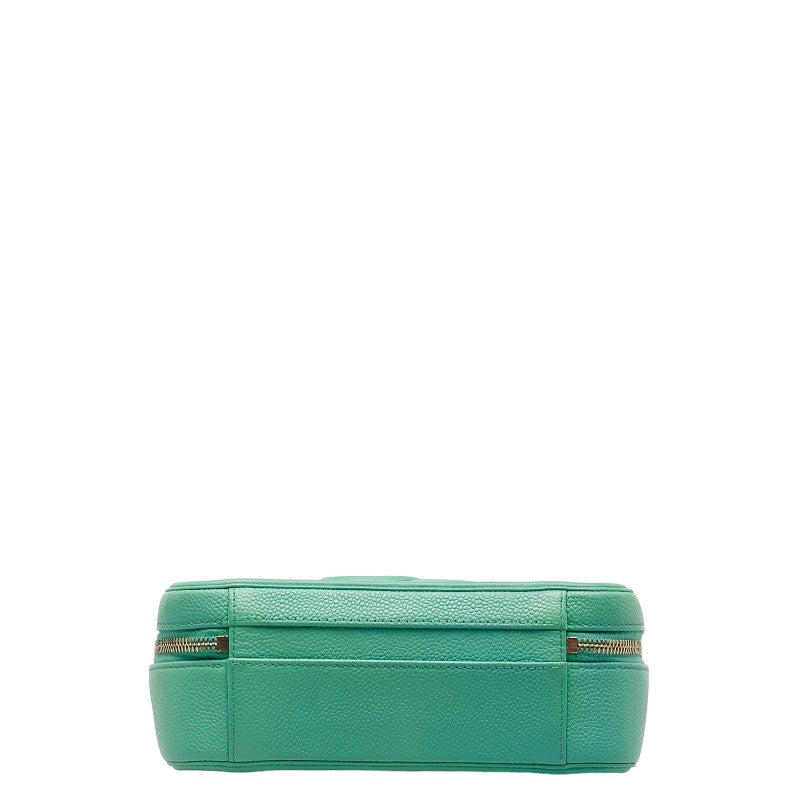 Chanel Matrases Coco Handbag Vanity Bag Shoulder Bag 2WAY Green Caviar S  CHANEL