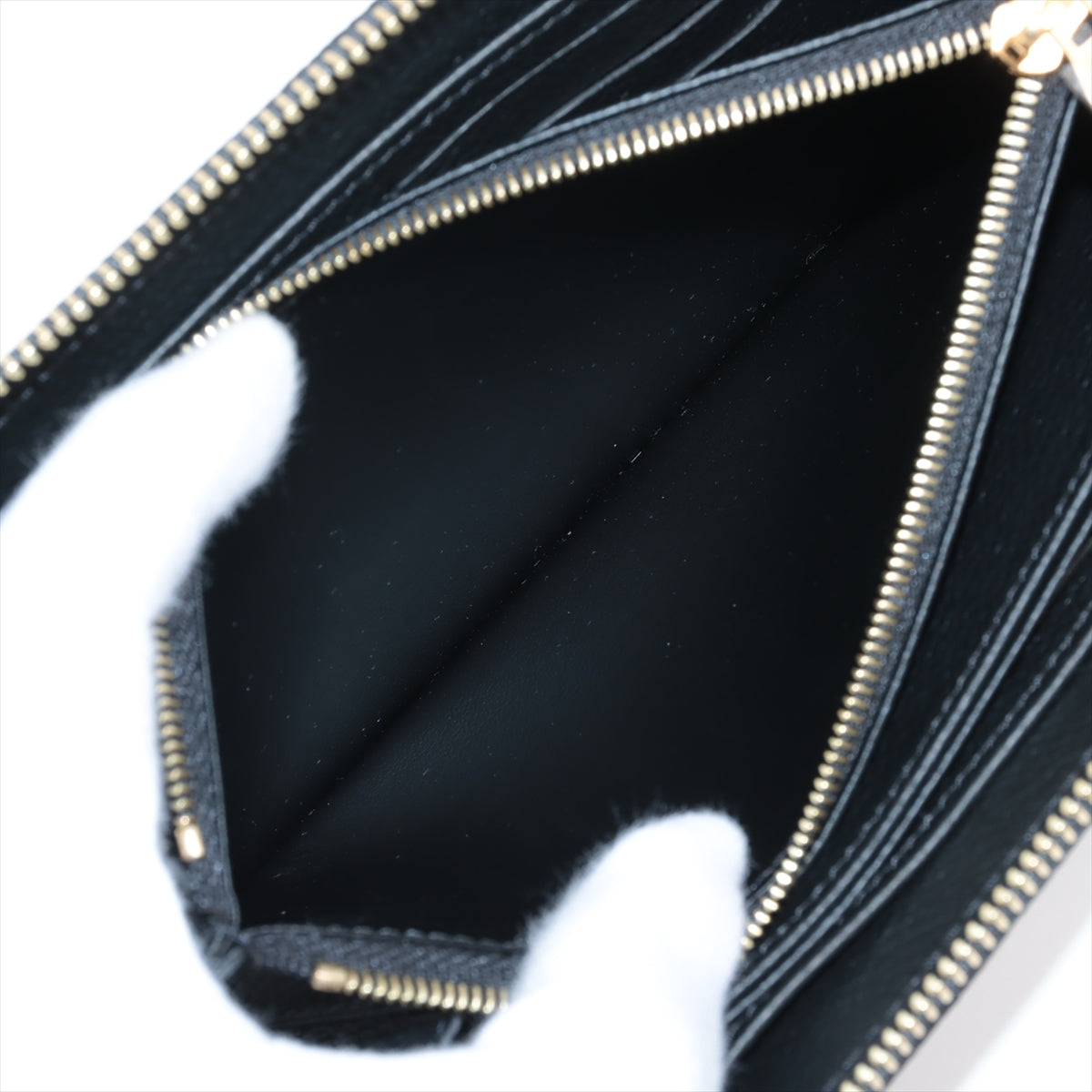 Louis Vuitton Bi-Color Monogram Implant Zippyr Wallet M80481 Noneir Round Zipper Wallet