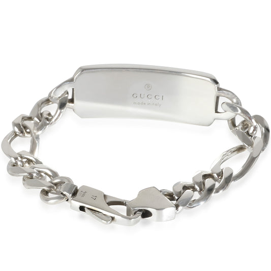 Luxury Gucci Trending 2025 GG & Bee Engraved Bracelet in Sterling Silver