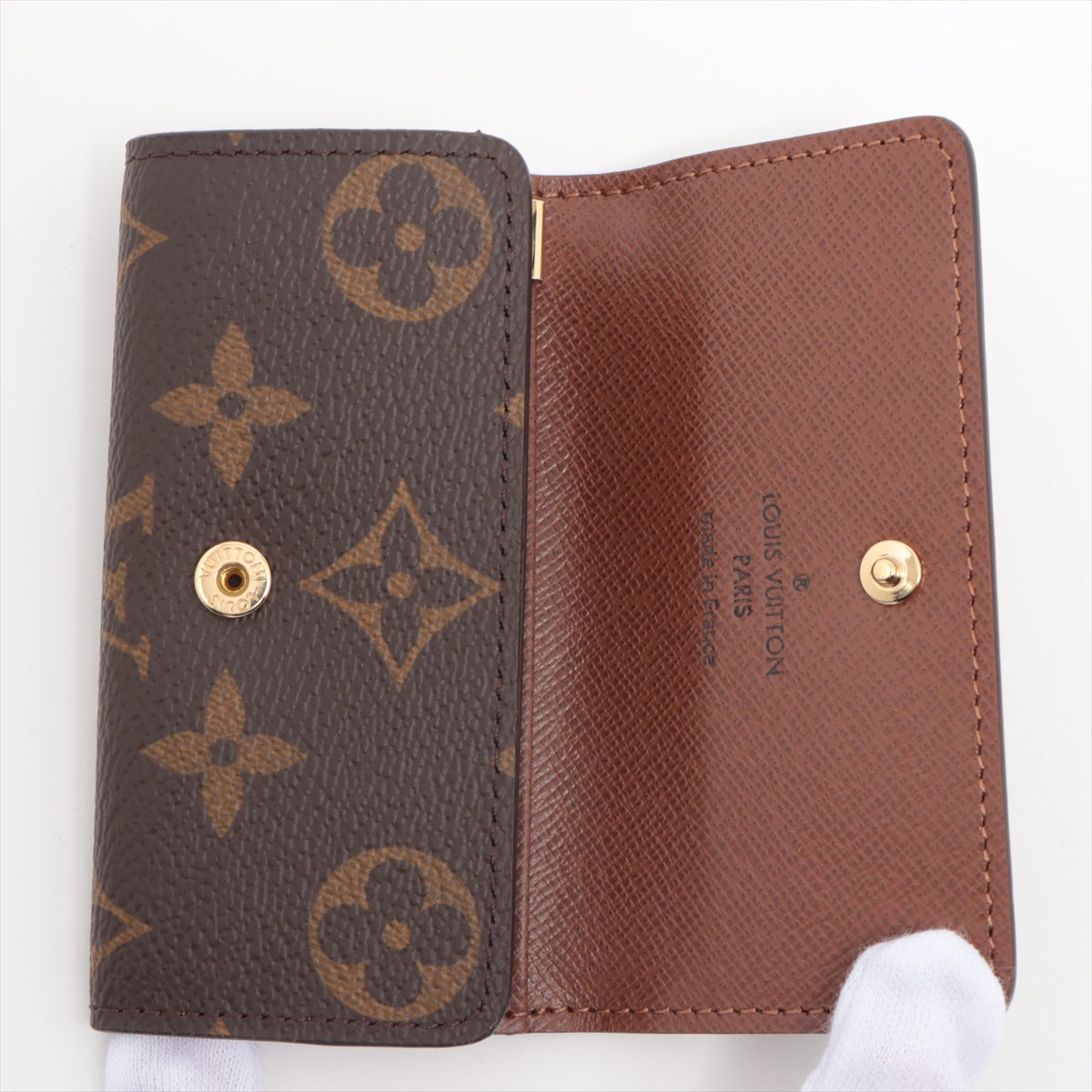 Louis Vuitton Monogram Multicell 4 M69517 Brown Keycase  Reaction