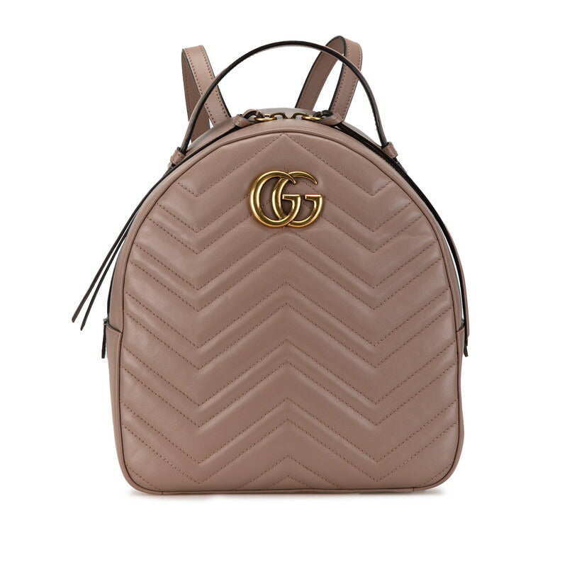 Luxury Gucci Trending 2025 GG Marmont Leather Backpack 476671