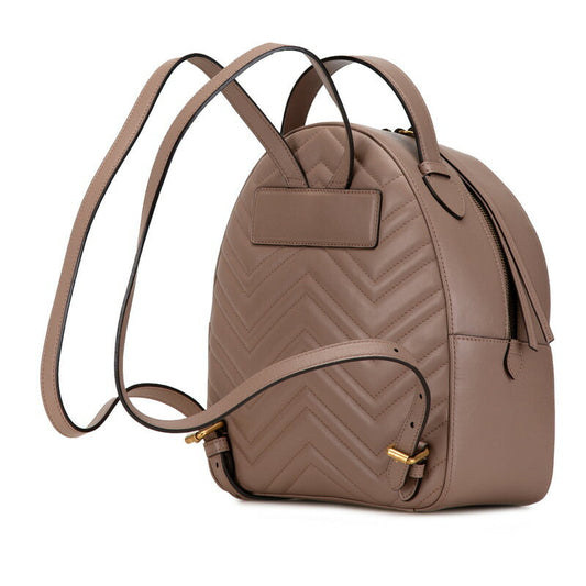 Luxury Gucci Trending 2025 GG Marmont Leather Backpack 476671