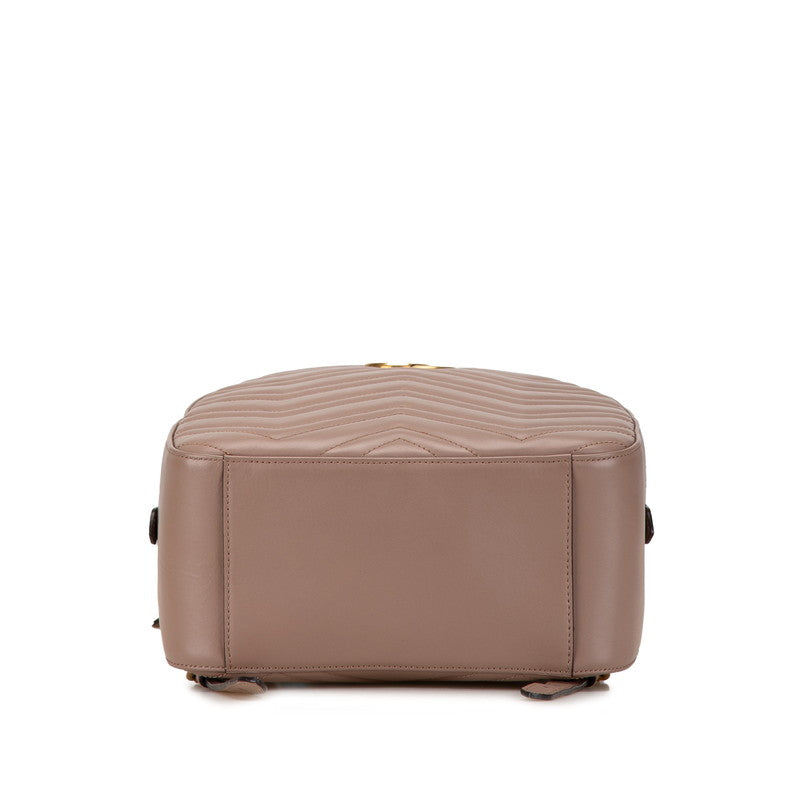 Luxury Gucci Trending 2025 GG Marmont Leather Backpack 476671