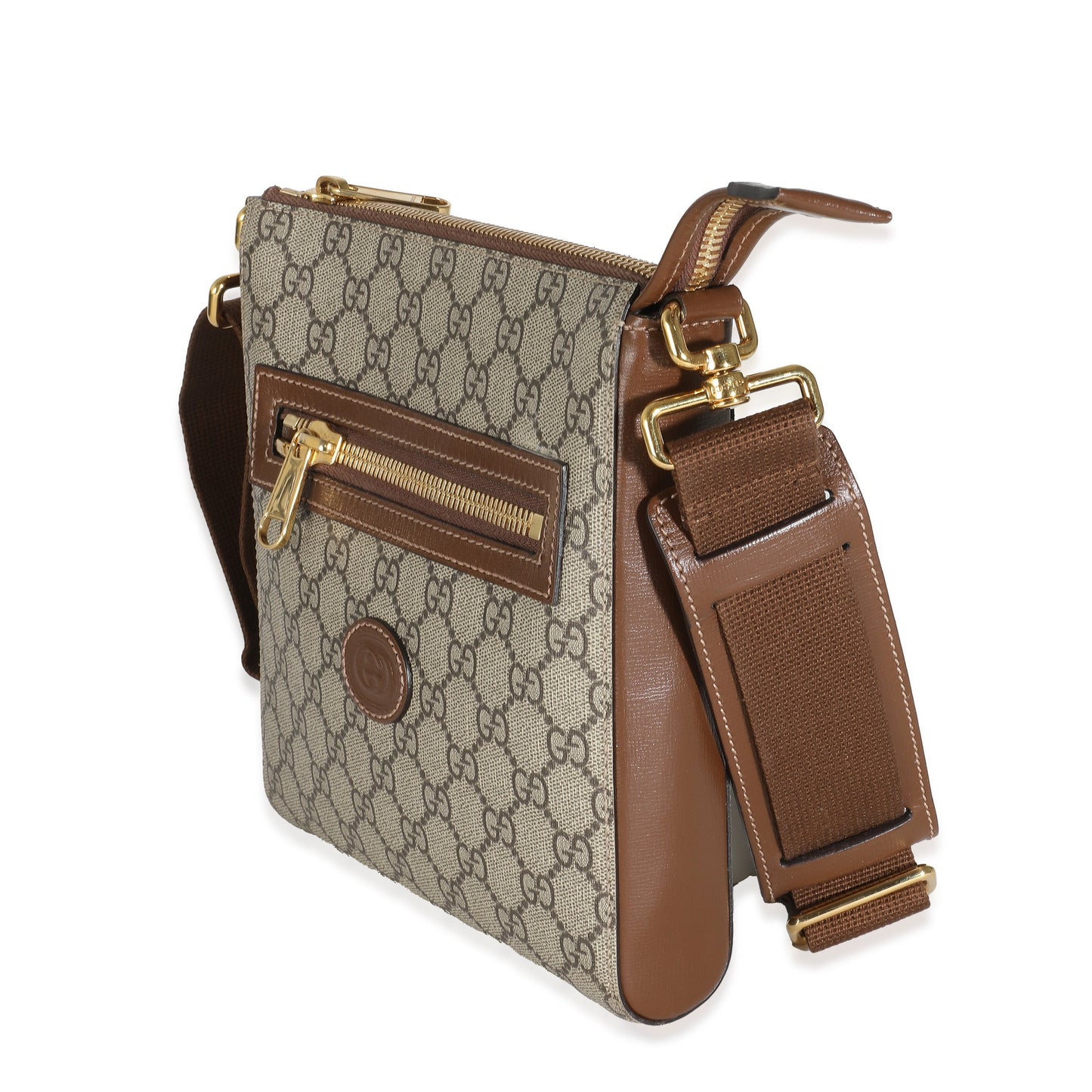 Gucci Beige GG Supreme Small Messenger Bag