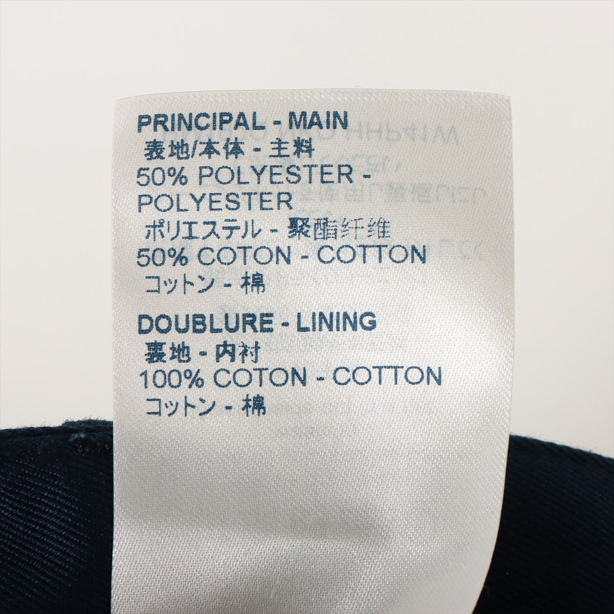 Louis Vuitton Staples Edition 19AW Cotton x Polyester  40  Navy RM192Q   place
