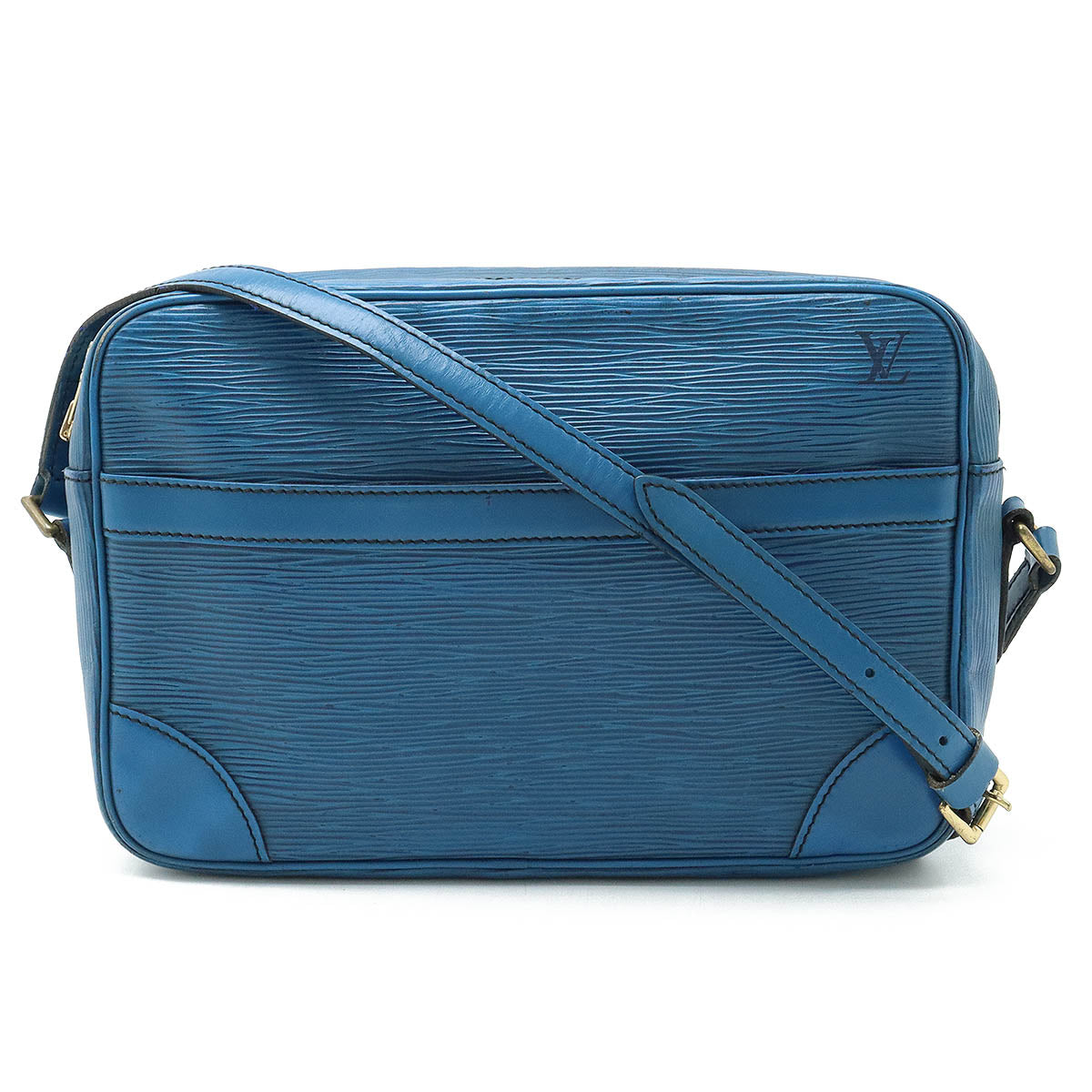 LOUIS VUITTON Louis Vuitton Epi Trocadero 27 Shoulder Bag Leather Tread Blue M51315