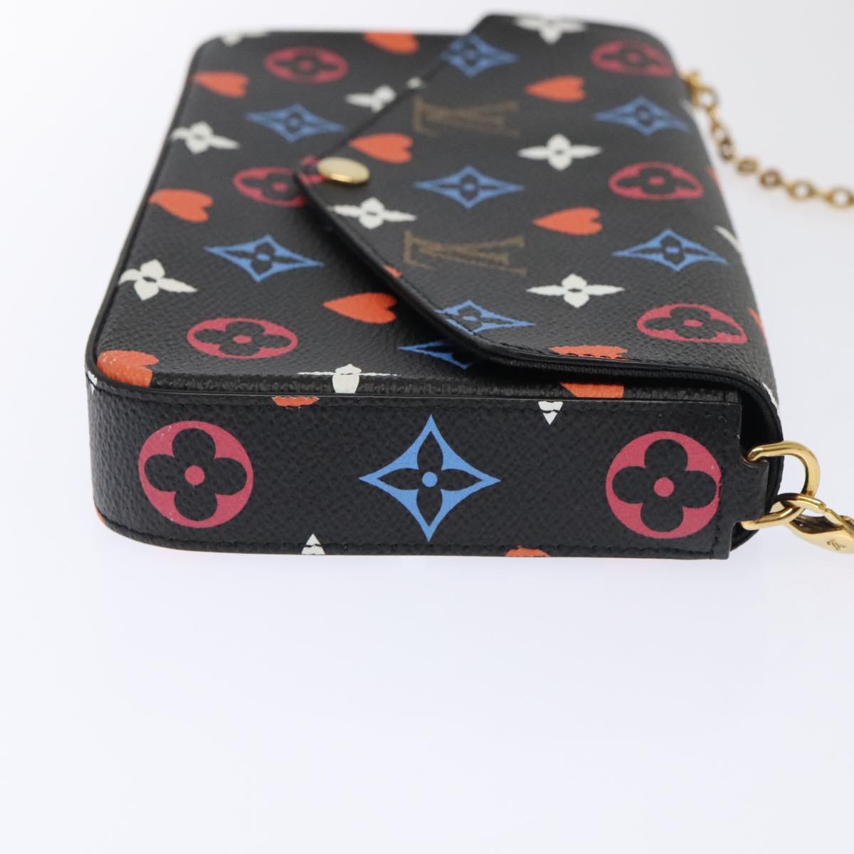 Louis Vuitton Felicie  Canvas Clutch Bag ()