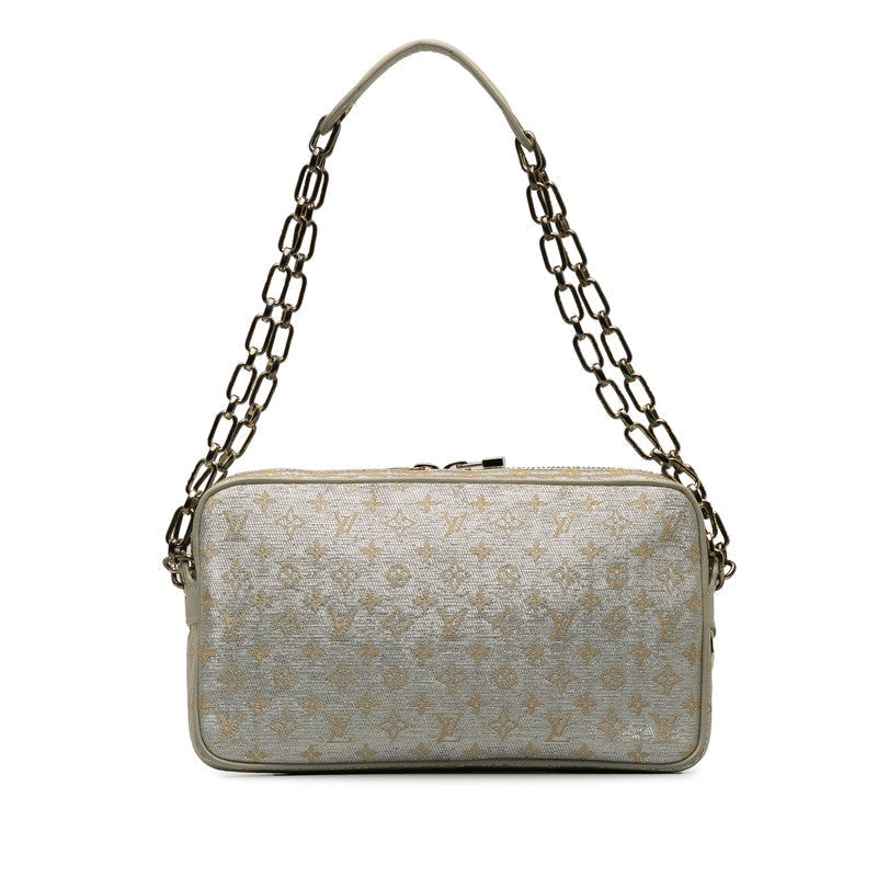 Louis Vuitton Monogram Chain Mackenna Chain Mini Shoulder Bag M92362 White G Canvas Leather  Louis Vuitton