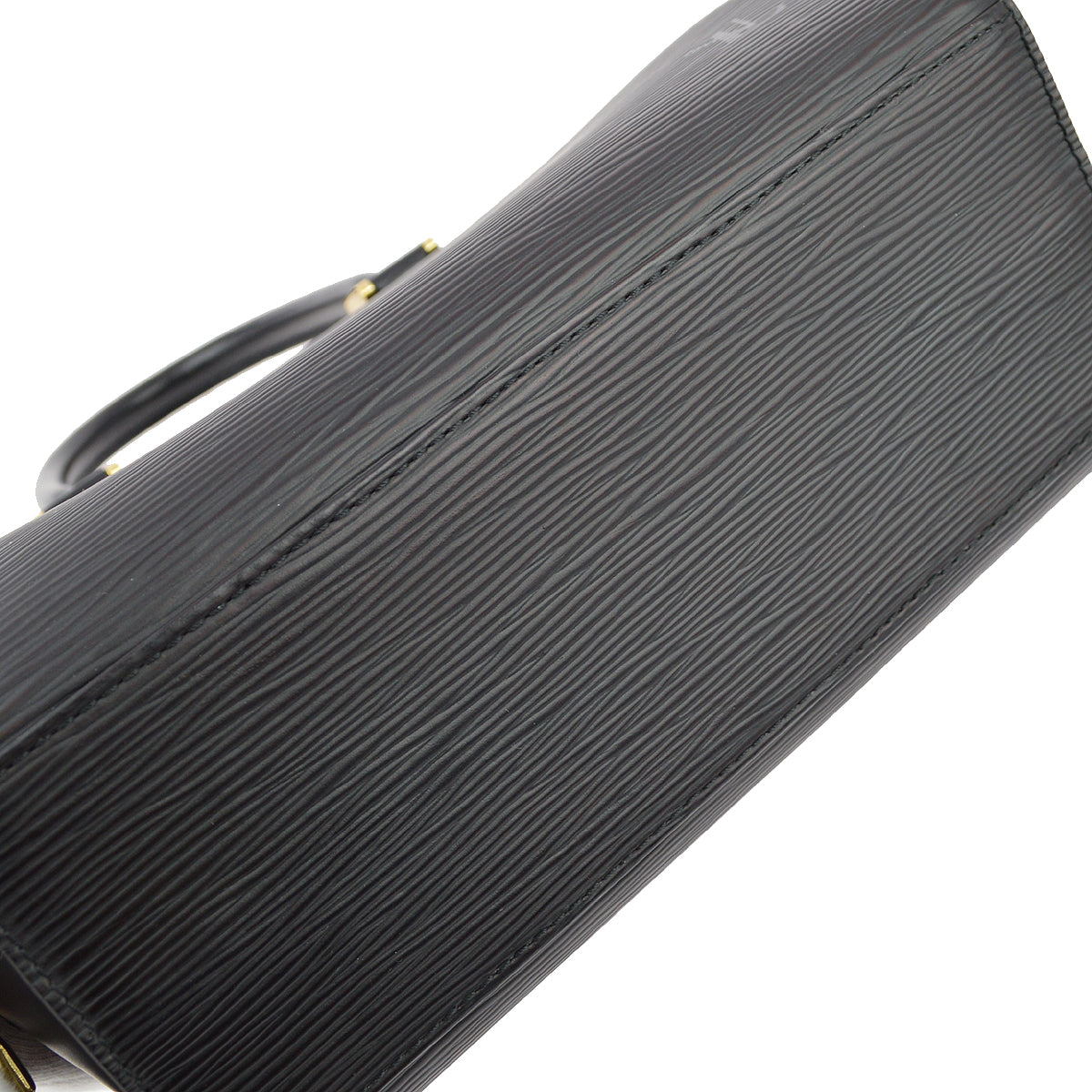 Louis Vuitton 2002 Black Epi Pont Neuf Handbag M52052