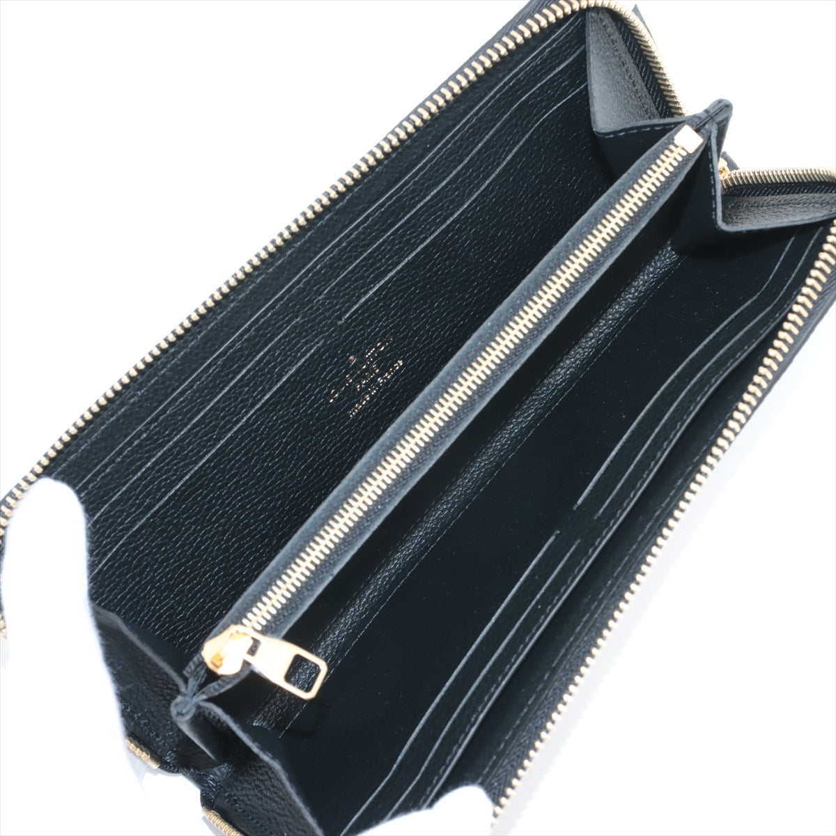 Louis Vuitton bicolor monogram implant Portfolio Clemence M82338 Noneir round zip wallet  reaction