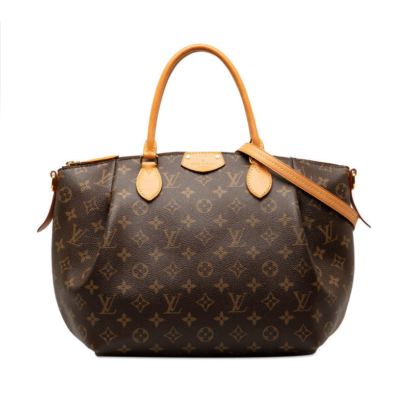 Louis Vuitton Monogram Thuren MM Handbag 2WAY M48814 Brown PVC Leather  Louis Vuitton