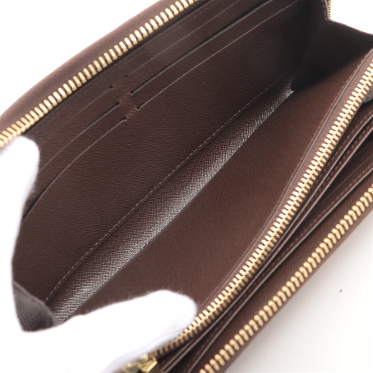 Louis Vuitton Damier Zippie Wallet N41661 Brown Round Zip Wallet