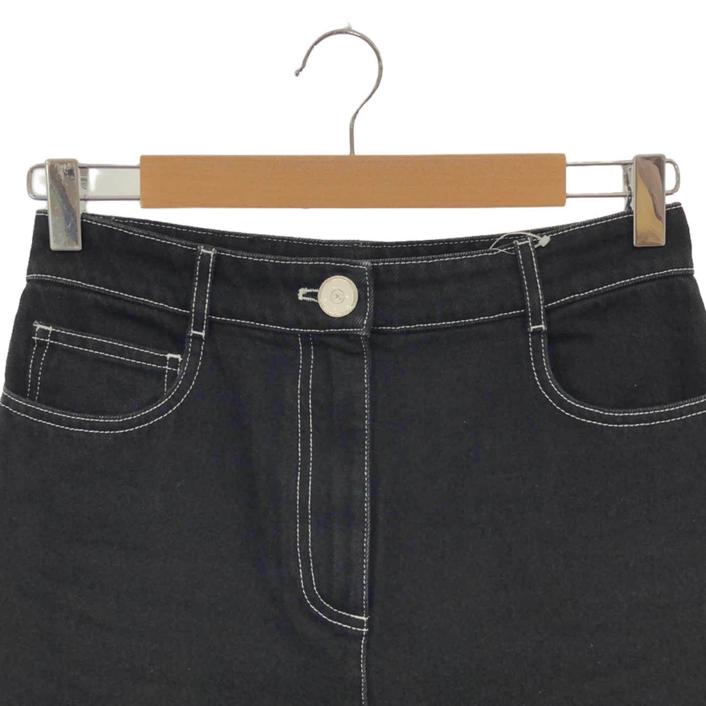 Chanel Denim Clothes Bottoms Cotton  Black P74475V67295