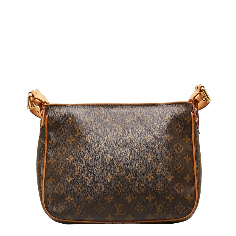 Louis Vuitton Monogram Hudson GM Shoulder Bag M40045 Brown PVC Leather  Louis Vuitton