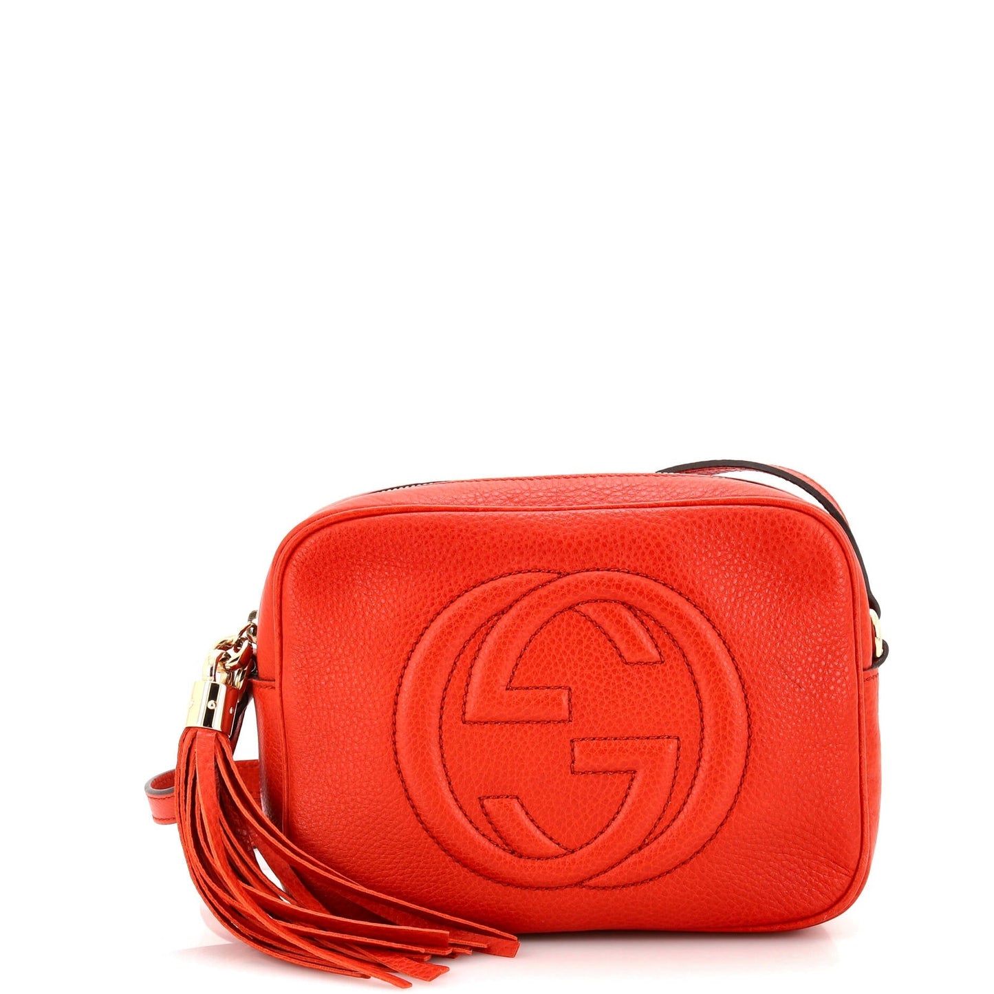 Luxury Gucci Trending 2025 Soho Disco Crossbody Bag Leather Small