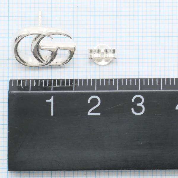 Gucci Silver Double G Flower Topaz Earrings