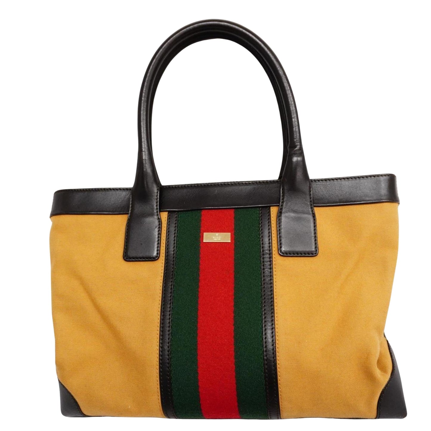 Luxury Gucci Trending 2025 Sherry  Canvas Tote Bag ()