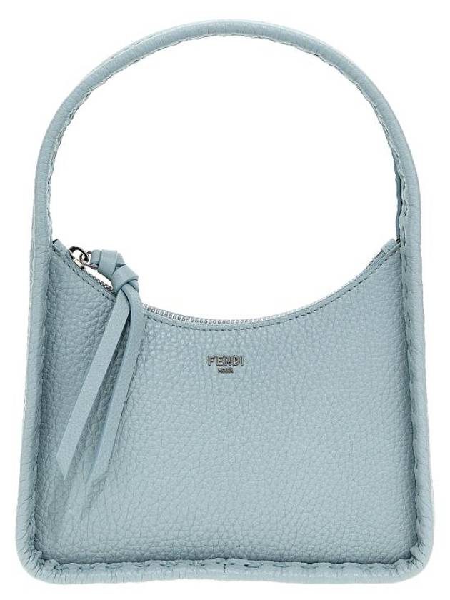 Luxury Fendi Mini Fendessence Hobo Shoulder Bag Light Blue