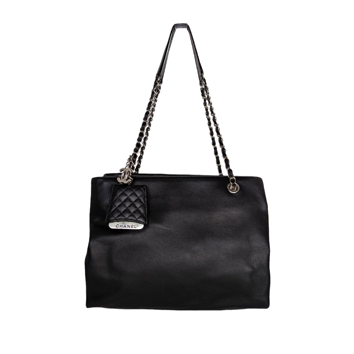Luxury Chanel bag Accordion Shopping Lambskin Medium Tote