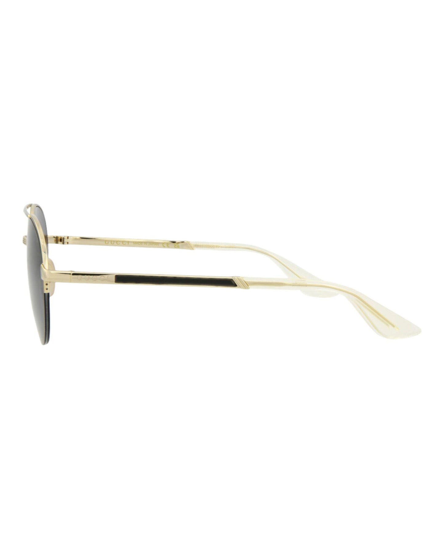 Gucci Round-Metal Frame Sunglasses