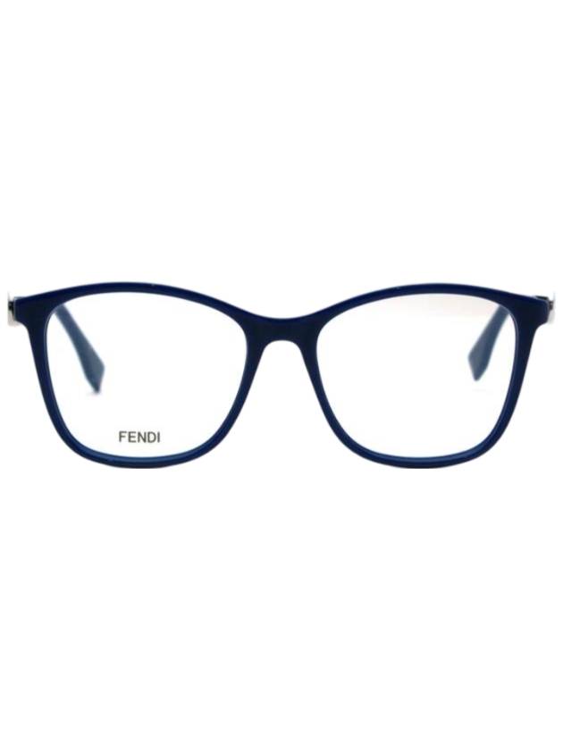 Luxury Fendi Eyewear Square Eyeglasses Blue