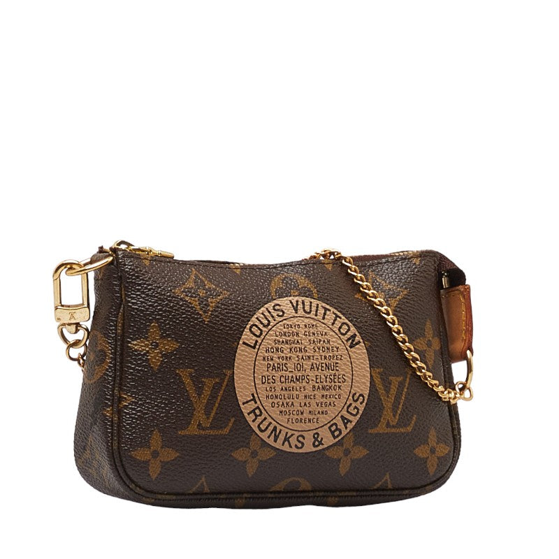 Louis Vuitton Monogram Mini Accessoires T&B Portefolio Miniature Handbag M60153 Brown PVC Leather  Louis Vuitton