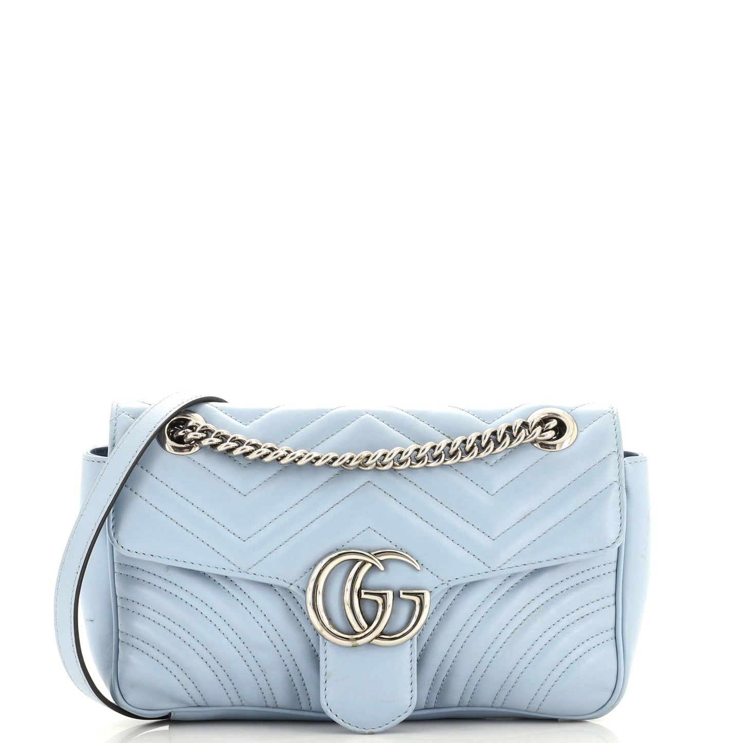 Luxury Gucci Trending 2025 GG Marmont Flap Bag Matelasse Leather Small