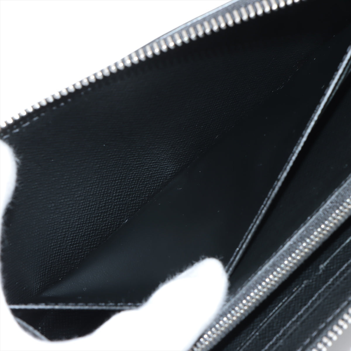 Louis Vuitton Epi Portefolio Clemens M60915 Noir Round  Wallet