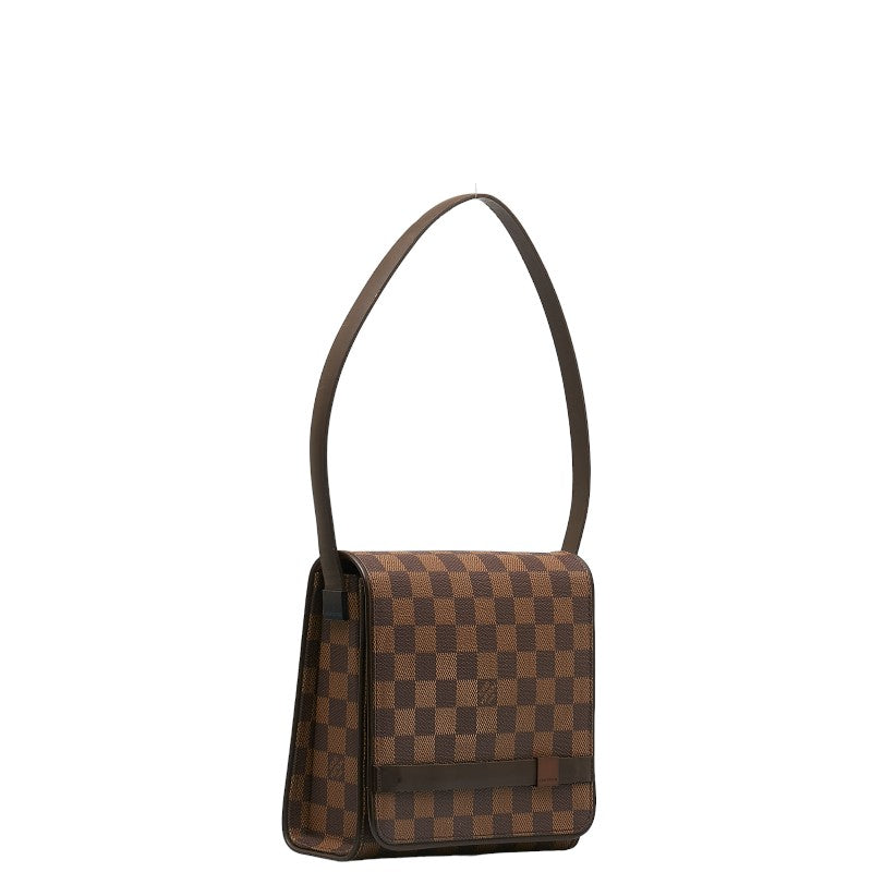 Louis Vuitton Tribekamini Shoulder Bag N51162 Brown PVC Leather  Louis Vuitton