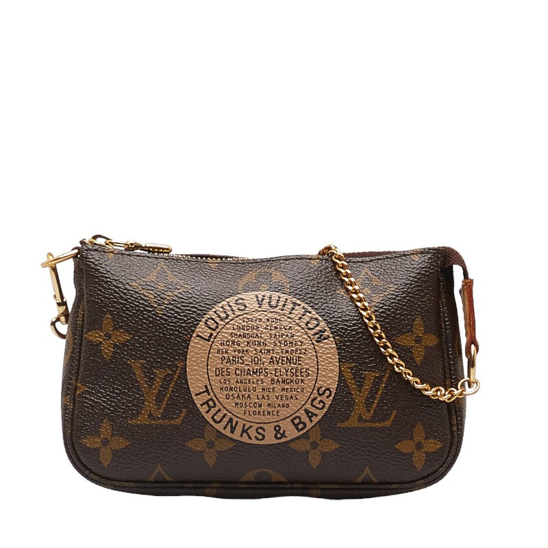 Louis Vuitton Monogram Mini Accessoires T&B Portefolio Miniature Handbag M60153 Brown PVC Leather  Louis Vuitton