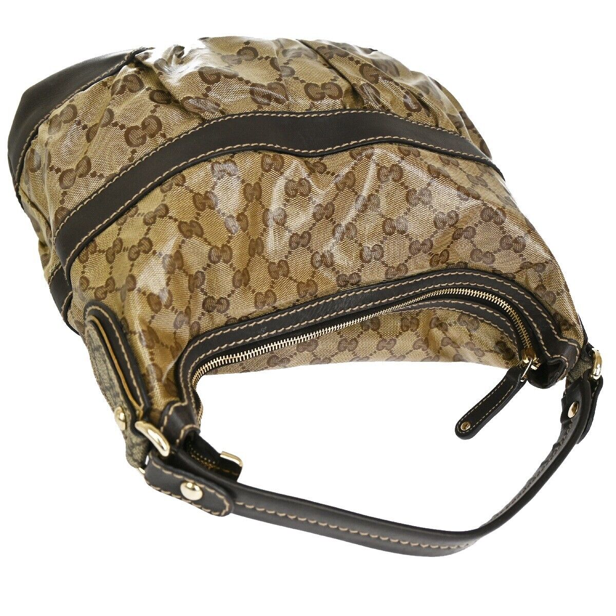 Gucci Gg Crystal  Canvas Shoulder Bag ()