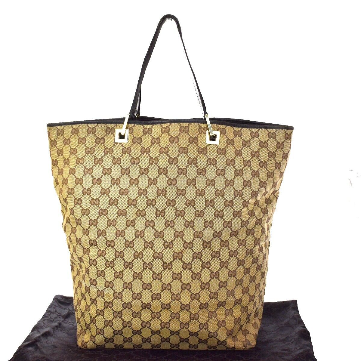 Gucci Gg Canvas  Canvas Tote Bag